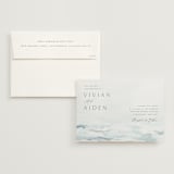 "At Sea" - Wedding Invitations in Sky by Nicoletta Savod - Invitation with Envelope