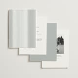 "Contemporary" - Wedding Invitations in Cotton by Vanessa Doyle - Back of Card Options