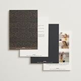 "Eternal Love" - Wedding Invitations in Dark Chocolate by Laura Bolter - Back of Card Options