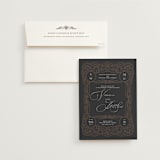 "Eternal Love" - Wedding Invitations in Dark Chocolate by Laura Bolter - Invitation with Envelope