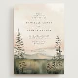 "Every Single Dawn With You" - Wedding Invitations in Forest by Petra Kern - Front