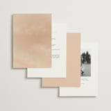 "Every Single Dawn With You" - Wedding Invitations in Forest by Petra Kern - Back of Card Options