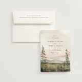 "Every Single Dawn With You" - Wedding Invitations in Forest by Petra Kern - Invitation with Envelope