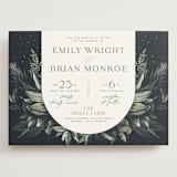 "Vintage Botanicals" - Wedding Invitations in Sage by GeekInk Design - Front