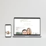 "Villa" - Wedding Invitations in Leaf by Kristie Kern - FREE Wedding Website