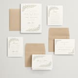 "Villa" - Wedding Invitations in Leaf by Kristie Kern - Invitation Suite