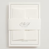 "ris al’amande" - Wedding Invitations in Sugar by chocomocacino - Assembled with Belly Band