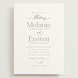 "Pearl" - Wedding Invitations in Chantilly by Jessica Williams - Front