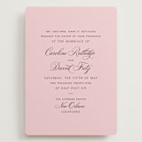 "Nola" - Wedding Invitations in Peony by Megan Davis - Front