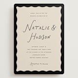 "Lovers" - Wedding Invitations in Shadow by Pixel and Hank - Front