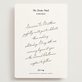 "Hotel" - Wedding Invitations in Ivory by Studio Suku - Front