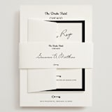 "Hotel" - Wedding Invitations in Ivory by Studio Suku - Assembled with Belly Band