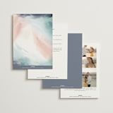 "One Path" - Wedding Invitations in Beach by Pixel and Hank - Back of Card Options