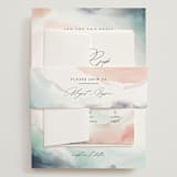 "One Path" - Wedding Invitations in Beach by Pixel and Hank - Assembled with Belly Band