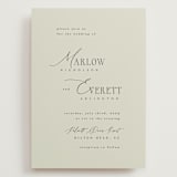 "Scripted Initials" - Wedding Invitations in Spring by Kelly Schmidt - Front