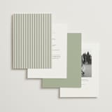 "Scripted Initials" - Wedding Invitations in Spring by Kelly Schmidt - Back of Card Options