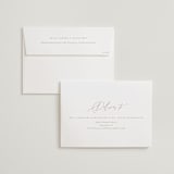 "Ophelia" - Wedding Invitations in Dusty Rose by Kelly Schmidt - FREE Recipient Addressing