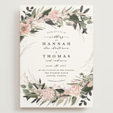 "Ivory Ring" - Wedding Invitations in Blush by Susan Moyal - Front