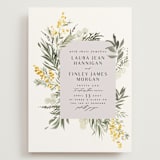 "mimosa" - Wedding Invitations in Dandelion by Everett Paper Goods - Front
