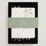 "Enchanted fields" - Wedding Invitations in Noir by Jennifer Wick - Assembled with Belly Band