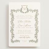 "Arbour" - Wedding Invitations in Lake by Leah Bisch - Front