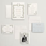 "Arbour" - Wedding Invitations in Lake by Leah Bisch - Invitation Suite