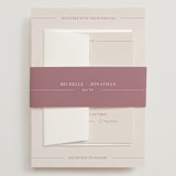 "Together" - Wedding Invitations in Romance by Kristin Oliversen - Assembled with Belly Band