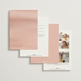 "Summer Garden" - Wedding Invitations in Garden Rose by Wildfield Paper Co - Back of Card Options