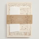 "Disney Storybook" - Wedding Invitations in Autumn by Morgan Ramberg - Assembled with Belly Band