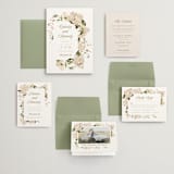 "Felicity" - Wedding Invitations in Pearl by Leah Bisch - Invitation Suite