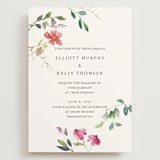 "Spring Wildflowers" - Wedding Invitations in Floral by Mere Paper - Front
