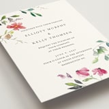 "Spring Wildflowers" - Wedding Invitations in Floral by Mere Paper - Detail