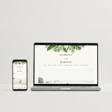 "Tropical Vows" - Wedding Invitations in Jade by Chris Griffith - FREE Wedding Website