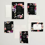 "Beauties" - Wedding Invitations in Noir by Lori Wemple - Invitation Suite