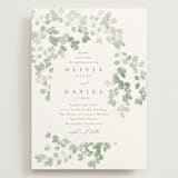 "Vining" - Wedding Invitations in Eucalyptus by Kristie Kern - Front