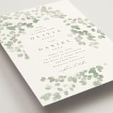 "Vining" - Wedding Invitations in Eucalyptus by Kristie Kern - Detail