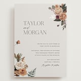"Boho Chic" - Wedding Invitations in Moonstone by Cass Loh - Front