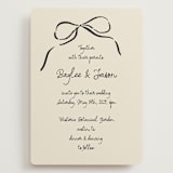 "Inkwoven" - Wedding Invitations in Tuxedo by Jelena Vuletic - Front