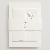 "gregada" - Wedding Invitations in Salt by chocomocacino - Assembled with Belly Band