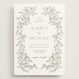 "Cottonwood" - Wedding Invitations in Ravello by Anne Ciotola - Front