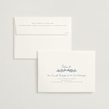 "Pavilion" - Wedding Invitations in Navy by Petra Kern - FREE Recipient Addressing