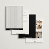 "Countryside Villa" - Wedding Invitations in Noir by Shiny Penny Studio - Back of Card Options