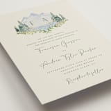 "Miniature Mountainscape" - Wedding Invitations in Summer by Petra Kern - Detail