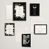 "Botanical Love" - Wedding Invitations in Black Tie by Susan Moyal - Invitation Suite