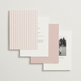 "Charlotte" - Wedding Invitations in Petal by Jenna Holcomb - Back of Card Options