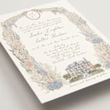 "Charlotte" - Wedding Invitations in Petal by Jenna Holcomb - Detail
