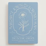 "Flora Arch" - Wedding Invitations in Cerulean by Baumbirdy - Front