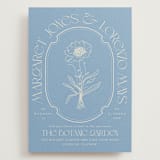 "Flora Arch" - Wedding Invitations in Cerulean by Baumbirdy - Front