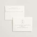 "Flora Arch" - Wedding Invitations in Cerulean by Baumbirdy - FREE Recipient Addressing