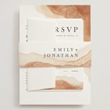"Watercolor dune" - Wedding Invitations in Desert by Yuliya Evseeva - Assembled with Belly Band